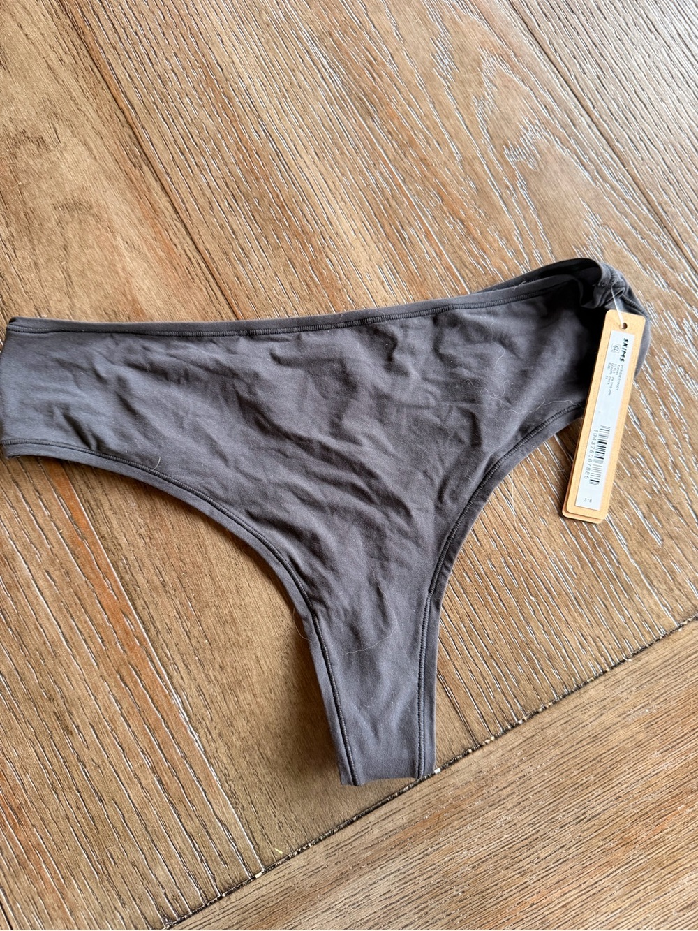 SKIMS Black Thong